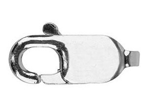 Lobster Catch 9ct White Gold 10mm